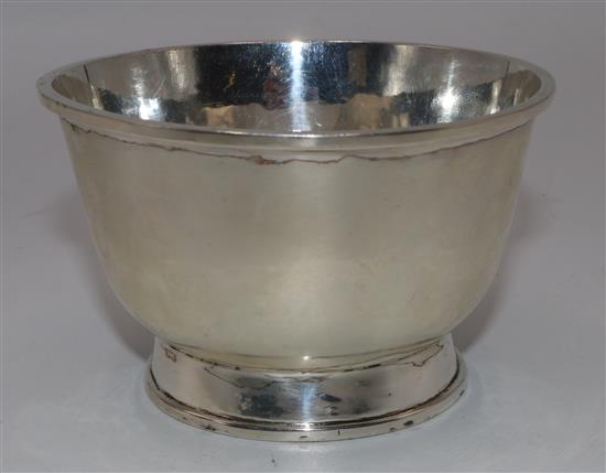 Modern silver bowl